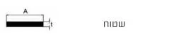 פרופיל פליז שטוח